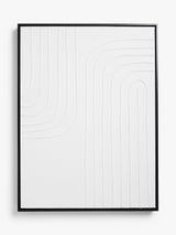 John Lewis John Lewis Abstract Textured Framed Canvas Wall Art 80 x 60cm- Buy online at McGrocer