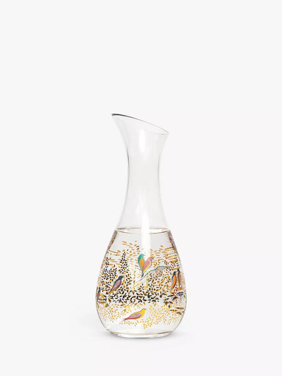 John Lewis Sara Miller Birds Glass Carafe Clear 1.2L- Buy online at McGrocer