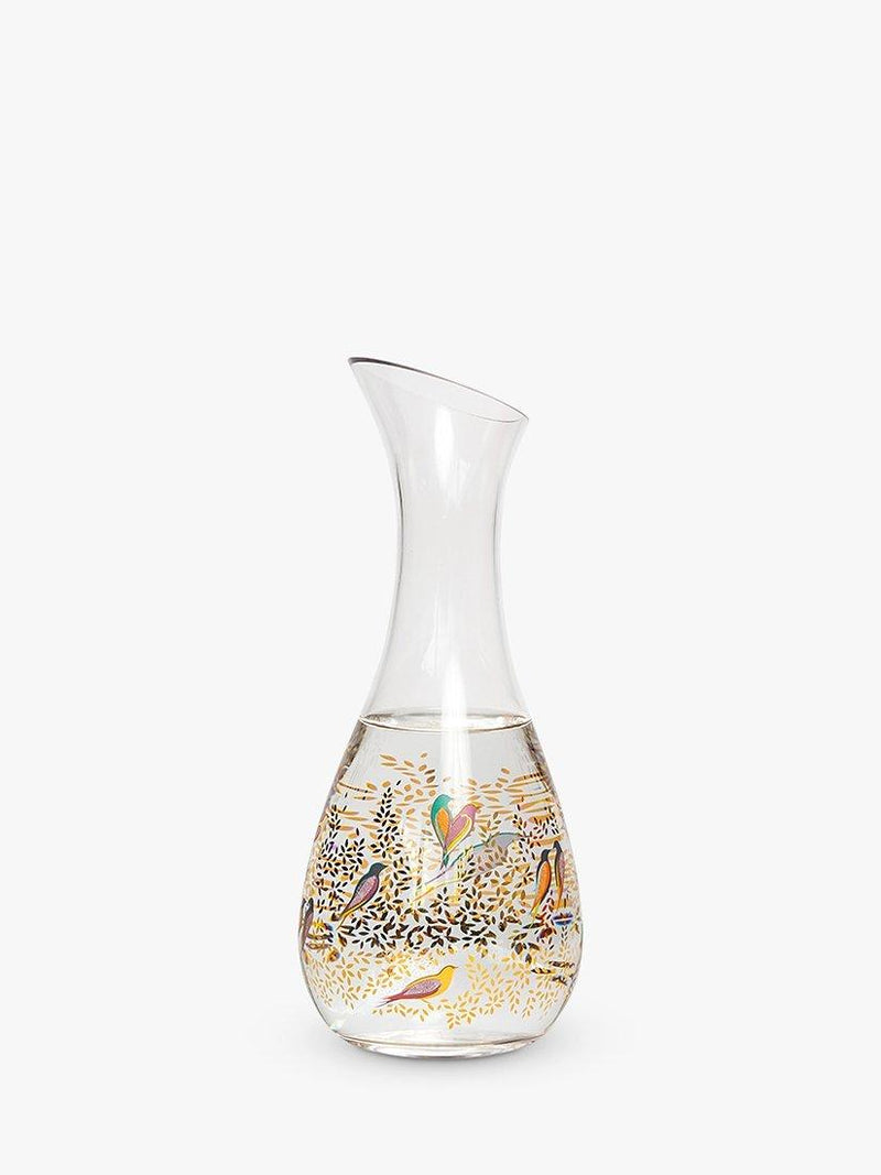 Sara Miller Birds glass carafe clear 1.2L (British brand)