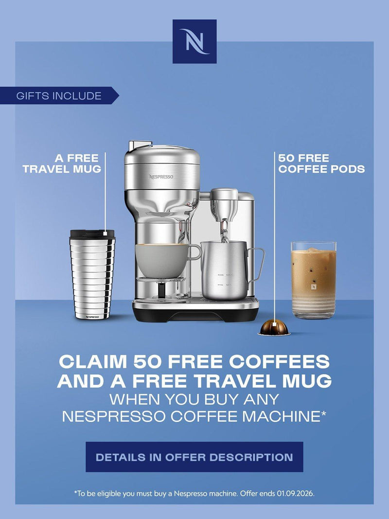 Nespresso Vertuo Creatista coffee machine, imported from the UK