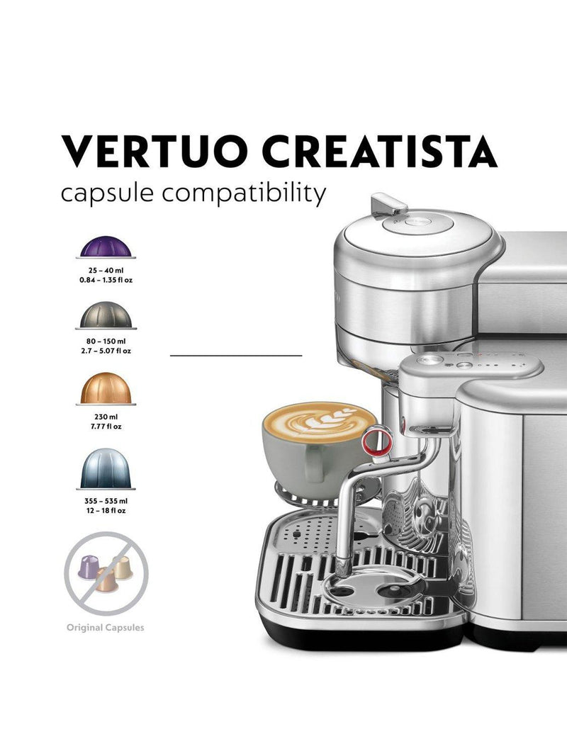 Nespresso Vertuo Creatista coffee machine, imported from the UK