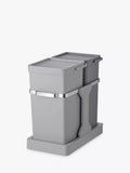 EKO pull-out recycling bin grey 20+15L - British product