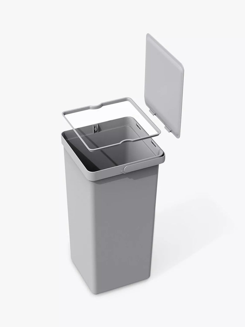 EKO pull-out recycling bin grey 20+15L - British product