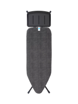 John Lewis Brabantia Ironing Board C 124 x 45cm Solid Steam Unit Holder Denim Black- Buy online at McGrocer