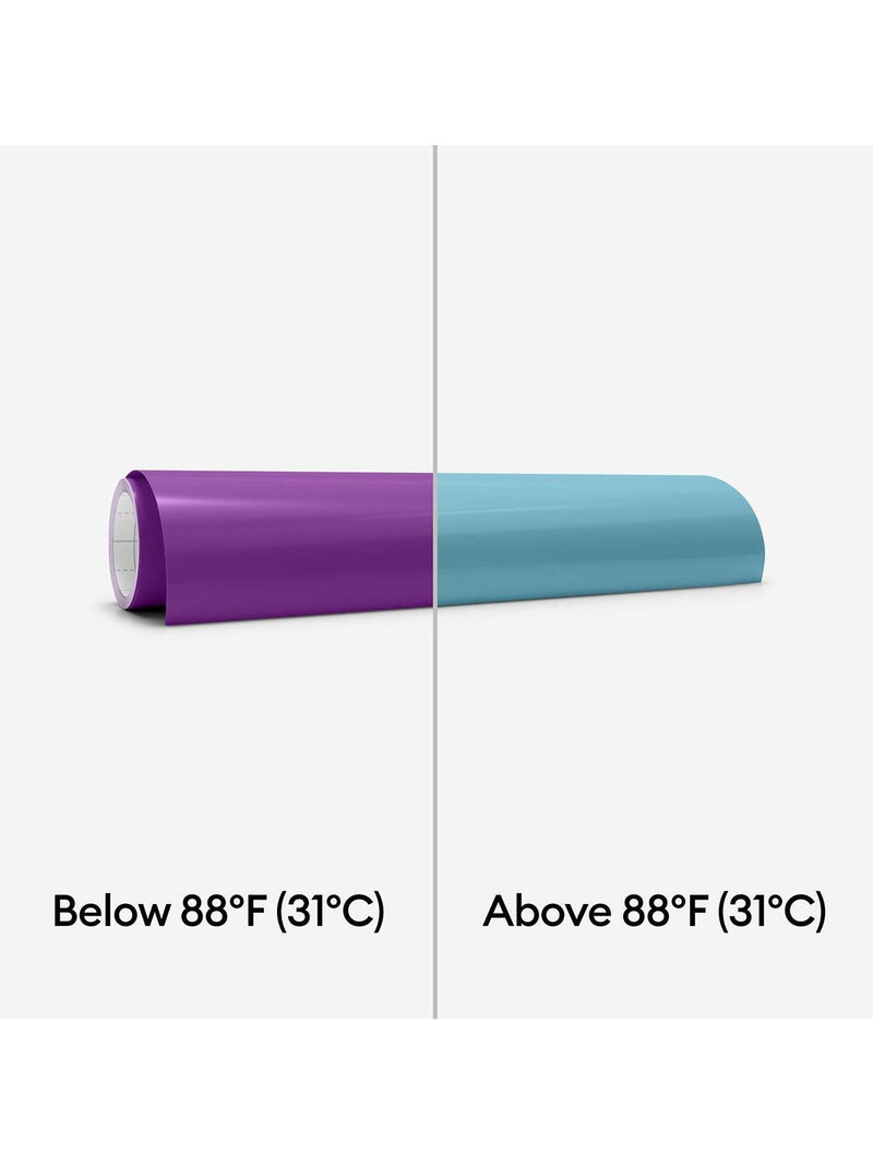 Cricut colour-changing vinyl purple/turquoise - British product