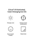 Cricut colour-changing iron-on vinyl - British product
