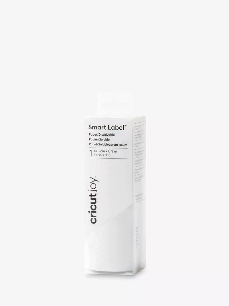 Cricut Smart Label dissolvable paper roll white 13.9x90cm (British brand)