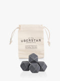 Uberstar Hex Whisky Stones Set of 4 (British brand)