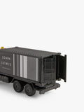 John Lewis toy lorry with die-cast cab and realistic trailer, UK version