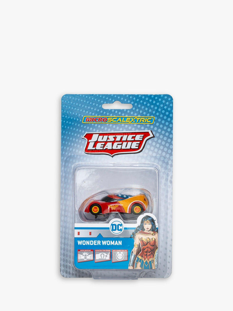 Scalextric Wonder Woman slot car from Micro Scalextric range (British brand)
