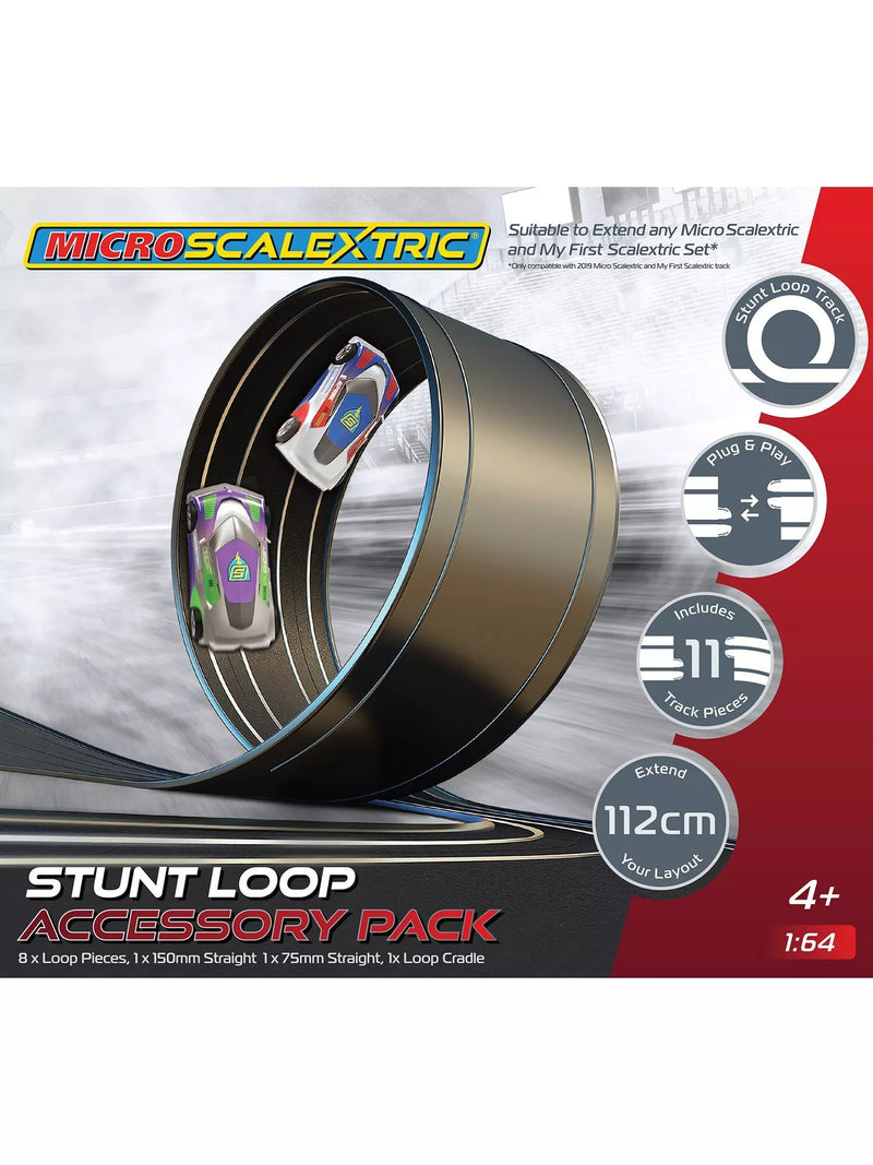 Scalextric Micro Scalextric Stunt Loop Accessory Pack toy track extension, imported from the UK