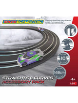 John Lewis Scalextric Micro Scalextric Mains Powered Straights & Curves Accessory Pack- Buy online at McGrocer