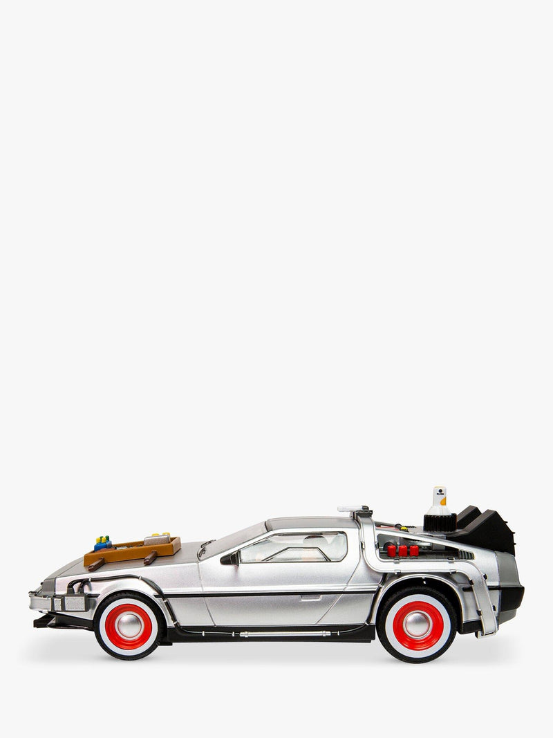 Scalextric Delorean time machine slot car from Back to the Future 3 (British brand)