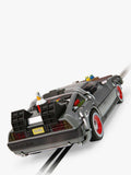 Scalextric Delorean time machine slot car from Back to the Future 3 (British brand)