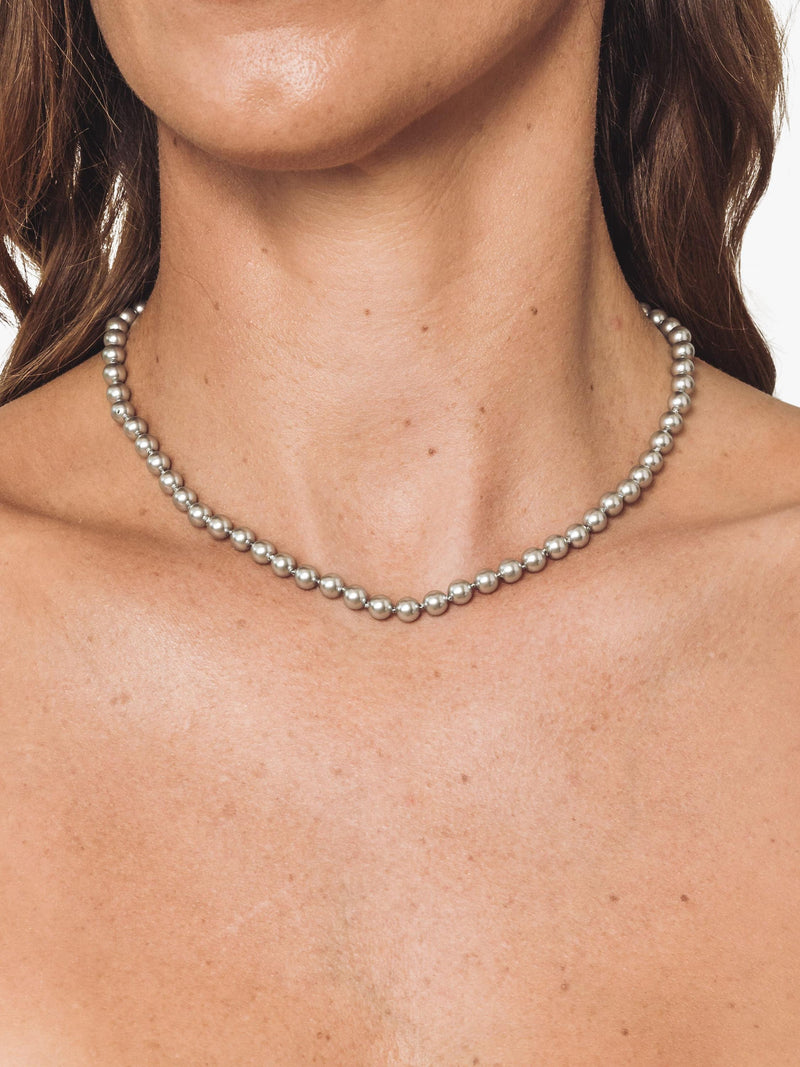 Eclectica Monet faux pearl necklace 1980s, imported from the UK