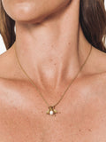 Eclectica faux pearl bee pendant necklace 44cm chain, UK version