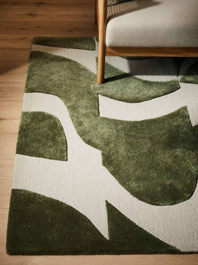 John Lewis Area Rug Green 180x120cm, UK version