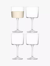 John Lewis LSA International Gio Wine Glass Set of 4 250ml Clear- Buy online at McGrocer