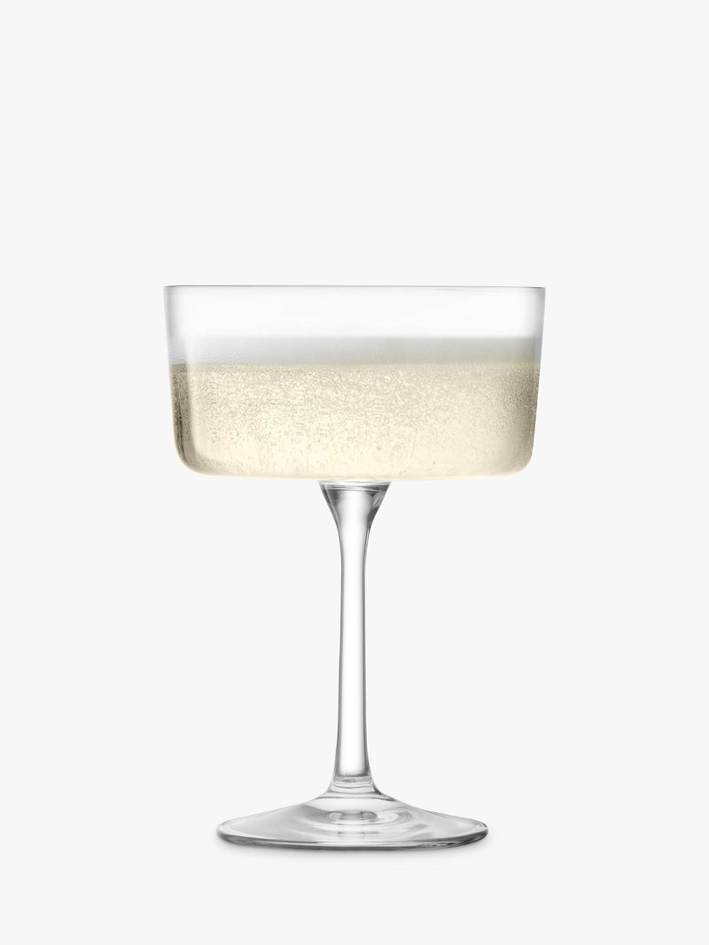 LSA International cocktail saucer set of 4 230ml (British brand)