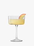LSA International Gio Line cocktail saucers set of 4 230ml, UK version