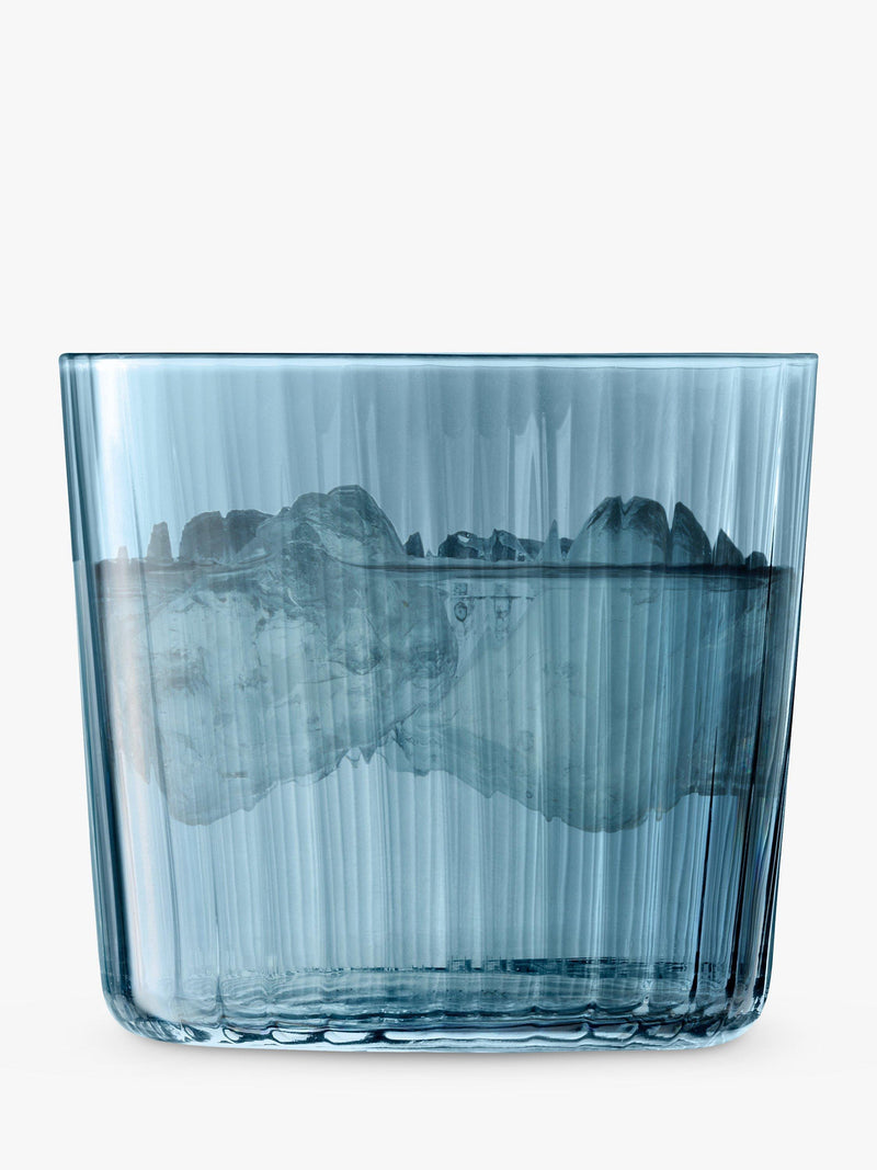 LSA International Gems tumbler glasses set of 4 sapphire, UK version