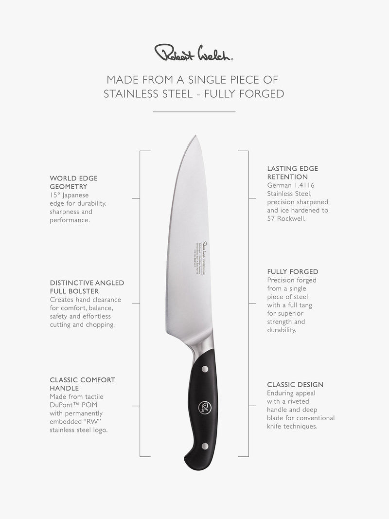 Robert Welch Professional cook's knife 20cm (British brand)
