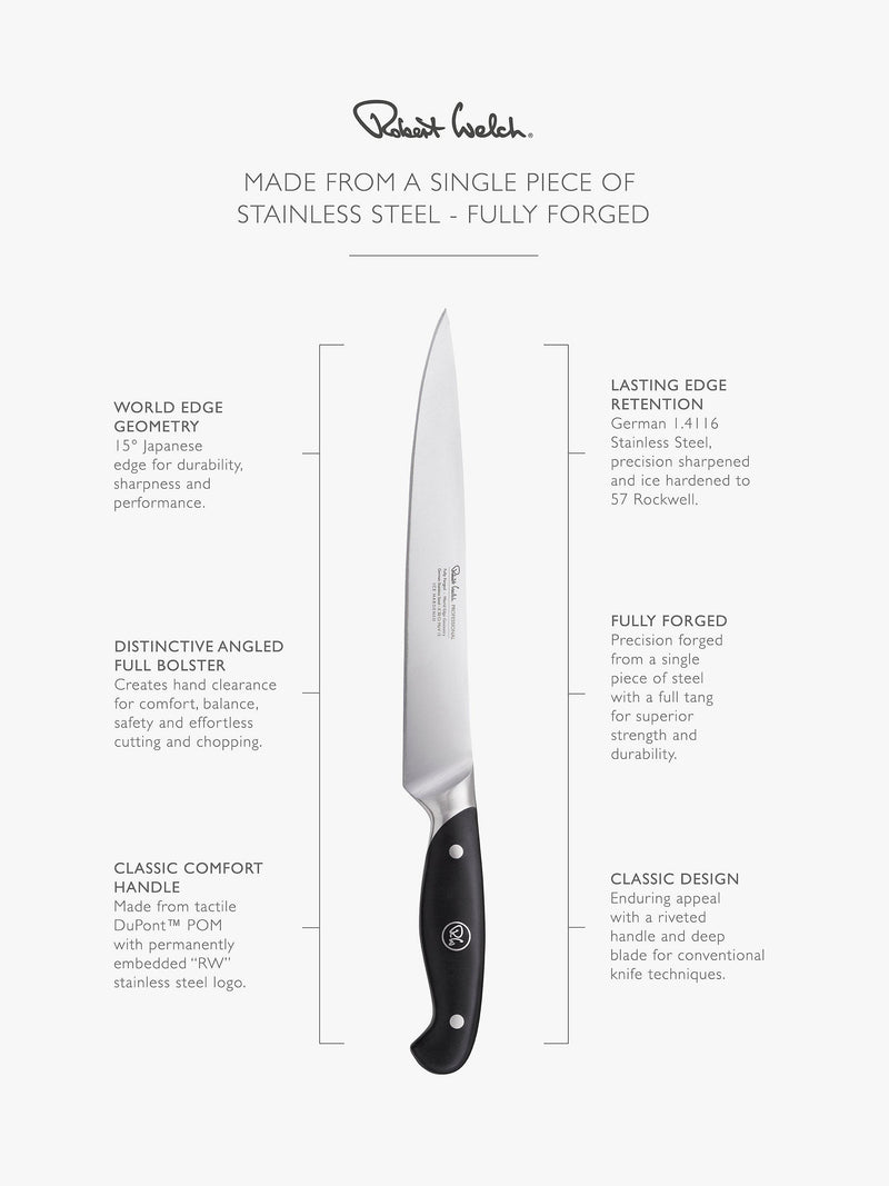 Robert Welch Professional carving knife 22cm, imported from the UK