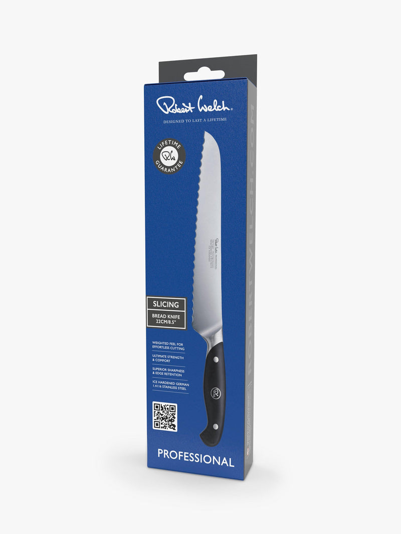 Robert Welch Professional bread knife 22cm, imported from the UK