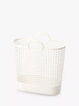 John Lewis Like-it Biomass Plastic Basket Large White Storage Basket- Buy online at McGrocer