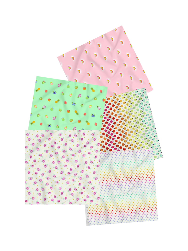 FreeSpirit Tula Pink fat quarter fabrics, imported from the UK