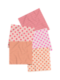 FreeSpirit Tula Pink Peach Sorbet fat quarter 5-pack, imported from the UK