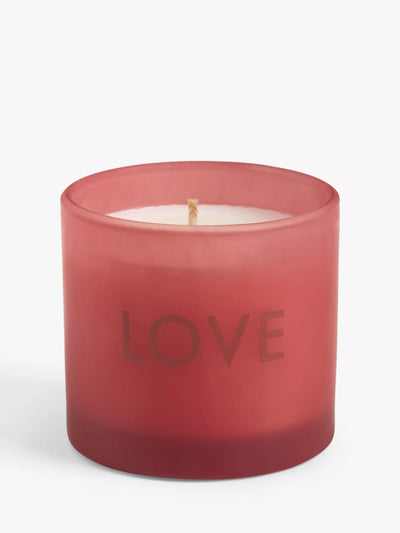 John Lewis John Lewis Sentiments Love Scented Candle 115g- Buy online at McGrocer