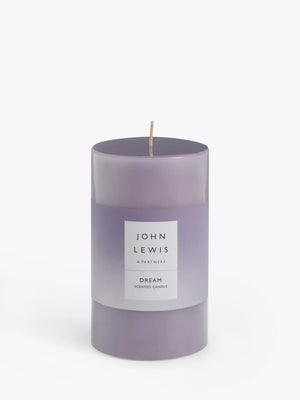 John Lewis Sentiments Dream Pillar Scented Candle 507g