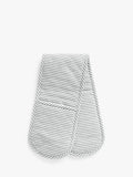 John Lewis woven stripe double oven glove charcoal - UK version