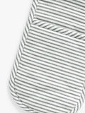 John Lewis woven stripe double oven glove charcoal - UK version