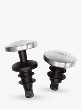 John Lewis OXO Stainless Steel Expanding Wine Bottle Stoppers, Set of 2- Buy online at McGrocer
