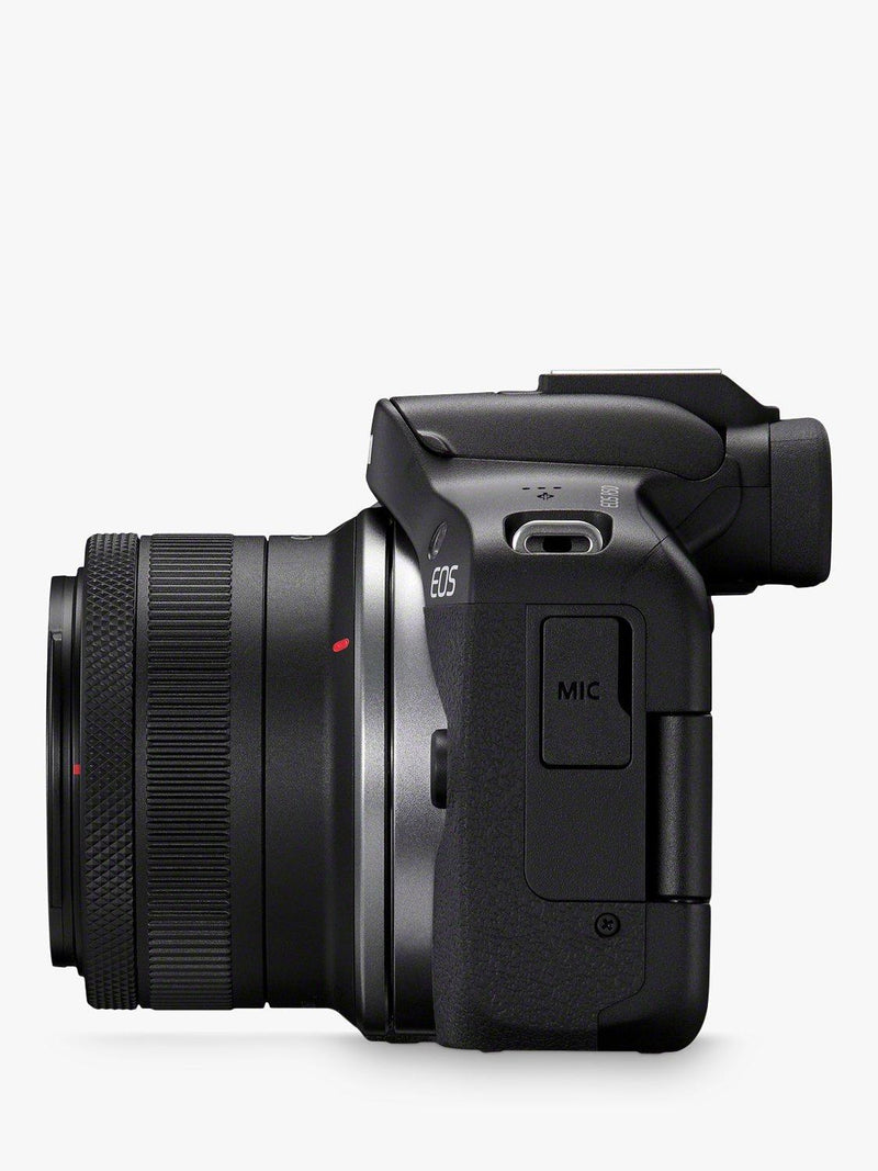 Canon EOS R50 mirrorless camera with 18-45mm lens kit - British product
