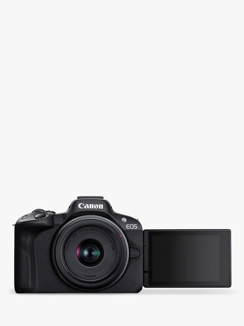 Canon EOS R50 mirrorless camera with 18-45mm lens kit - British product