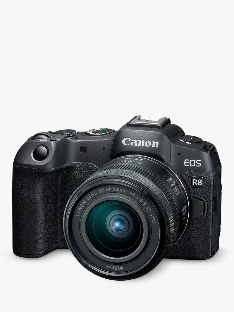 كاميرا Canon EOS R8 مدمجة مع عدسة 24-50 مم، مستوردة من المملكة المتحدة