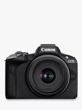 Canon EOS R50 mirrorless camera vlogger kit black - British product
