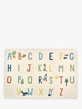 Great Little Trading Co alphabet rug large wool hand-tufted, imported from the UK