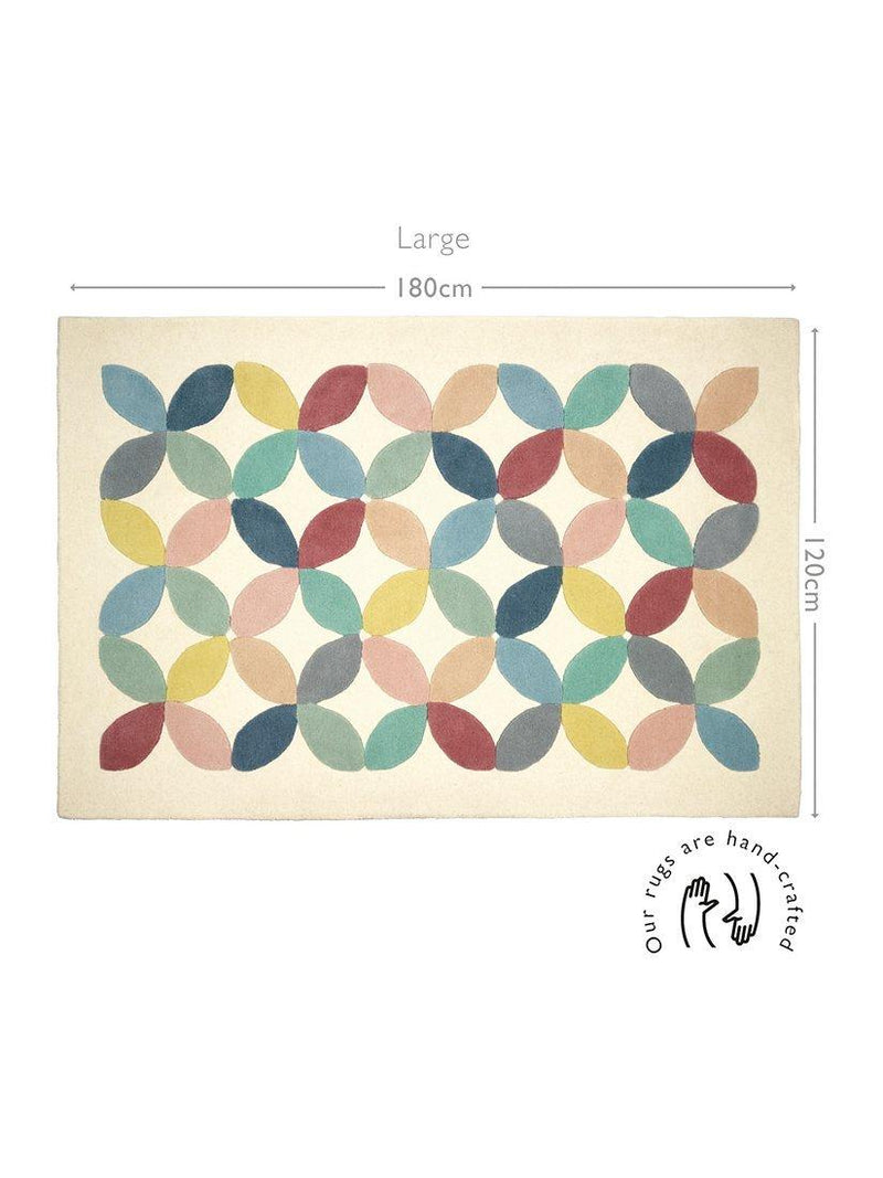 Great Little Trading Co kaleidoscope rug large - British product
