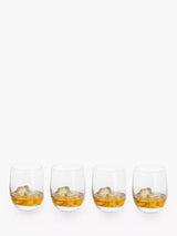 John Lewis Dartington Crystal Entertain Clear Glass Tumbler Set of 4, 300ml- Buy online at McGrocer