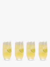 John Lewis Dartington Crystal Entertain Highball Glass Clear Set of 4 350ml- Buy online at McGrocer