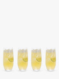 Dartington Crystal highball glasses clear set of 4 350ml - British product