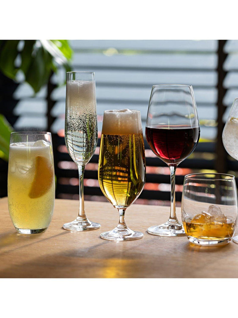 Dartington Crystal highball glasses clear set of 4 350ml - British product