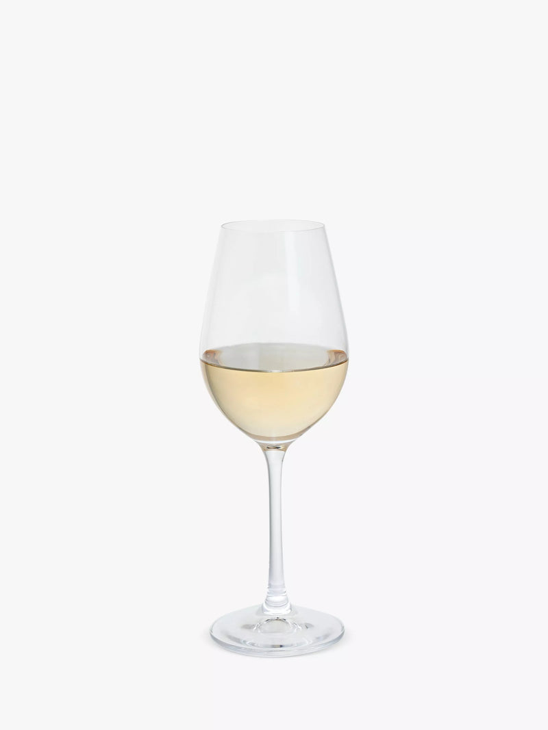Dartington Crystal Entertain white wine glasses 250ml set of four (British brand)