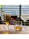 Dartington Crystal champagne flutes set of 4, 190ml clear - British product