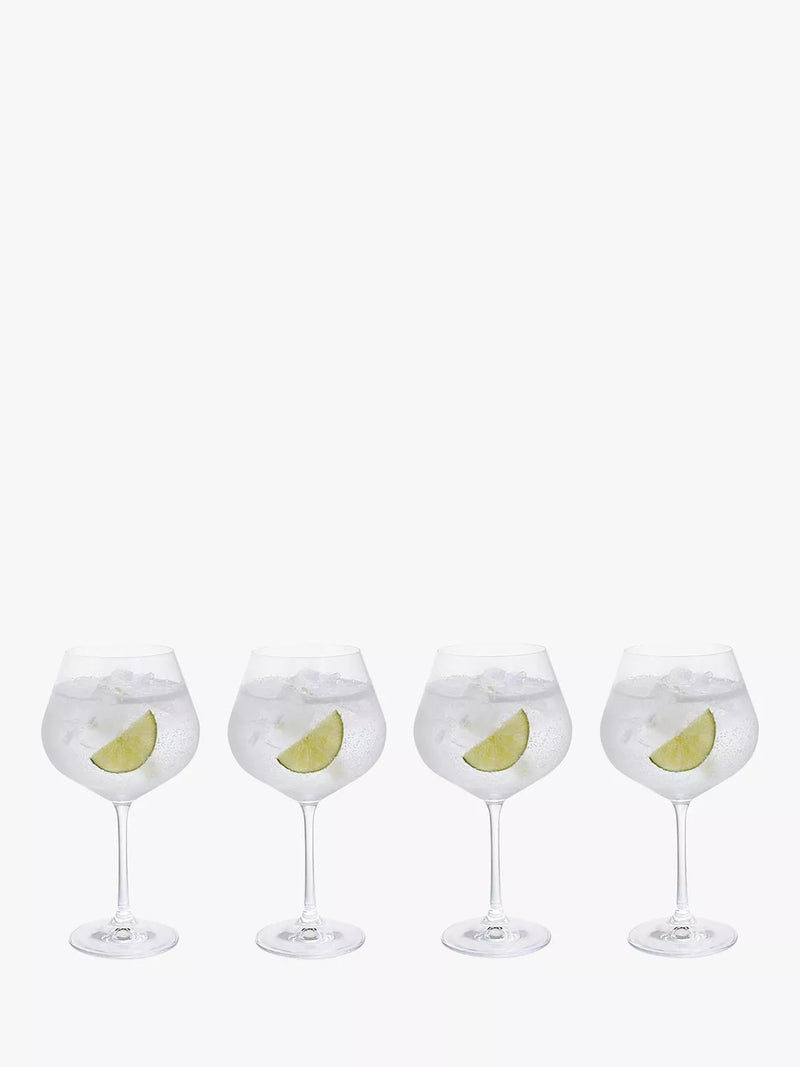 Dartington Crystal gin glass set of 4 570ml clear - British product