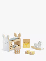 John Lewis John Lewis Odney Wooden Doll's House Kids' Bedroom Furniture Set- Buy online at McGrocer